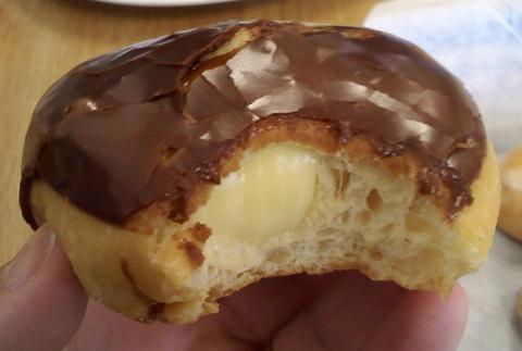 Boston cream donut Boston cream donut