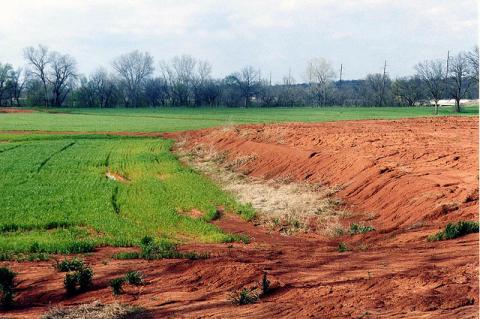 Soil off Route 66 in Oklahoma Soil off Route 66 in Oklahoma
