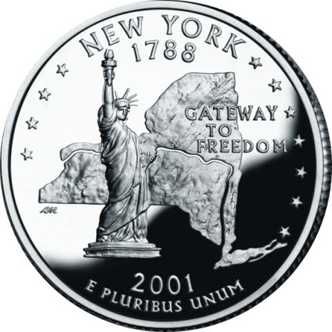 New York quarter New York quarter