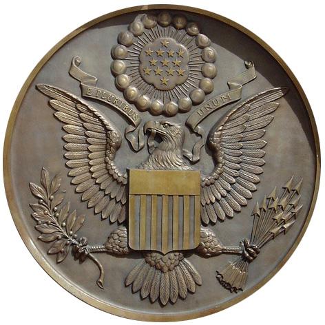United States seal Seal of the United States at the Oklahoma City National Monument